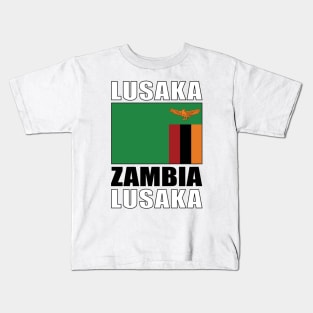 Flag of Zambia Kids T-Shirt